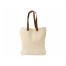 Bolsa de Compras 10oz Canvas asas Cuero