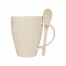 Mug de caña de Trigo con Cuchara