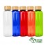 Botella PET tapa bamboo 
