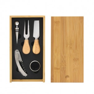 SET DE VINO Y TABLA PARA QUESOS "WINCHESTER"