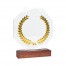 Trofeo Galvano de Madera, Cristal y Acero "Phelps"