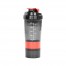 Vaso Gym para batidos proteína "SHAKE", con 4 compartimentos.