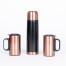 Set termo 1/2 L + 2 tazones encobrizados "GLASGOW"