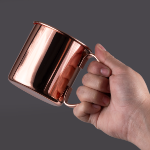 Tazón metálico Encobrizado "COPPER" 1/2 L