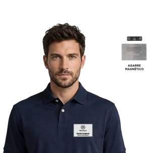 Name tag Alloy Blanco Grande