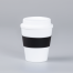 Mug Express Cup "WHITE" 356cc con banda silicona