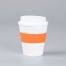 Mug Express Cup "WHITE" 356cc con banda silicona