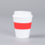 Mug Express Cup "WHITE" 356cc con banda silicona