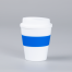 Mug Express Cup "WHITE" 356cc con banda silicona