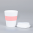 Mug Express Cup "WHITE" 356cc con banda silicona