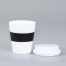Mug Express Cup "WHITE" 356cc con banda silicona