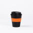 Mug Express Cup "BLACK" 356cc con banda silicona