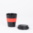 Mug Express Cup "BLACK" 356cc con banda silicona