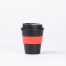 Mug Express Cup "BLACK" 356cc con banda silicona