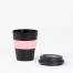 Mug Express Cup "BLACK" 356cc con banda silicona