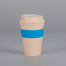 Mug Eco Cup "WHEAT STRAW" 355cc con banda silicona