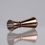 Mixer dosificador de tragos "Jigger" doble, encobrizado 25/50ml