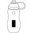 Botella con enfriador